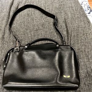 FENDI LEATHER MONSTER LIMITED EDITION LAPTOP BAG